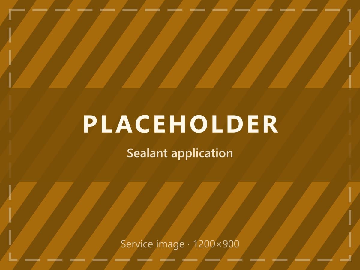 Placeholder image: operative applying sealant to a facade movement joint